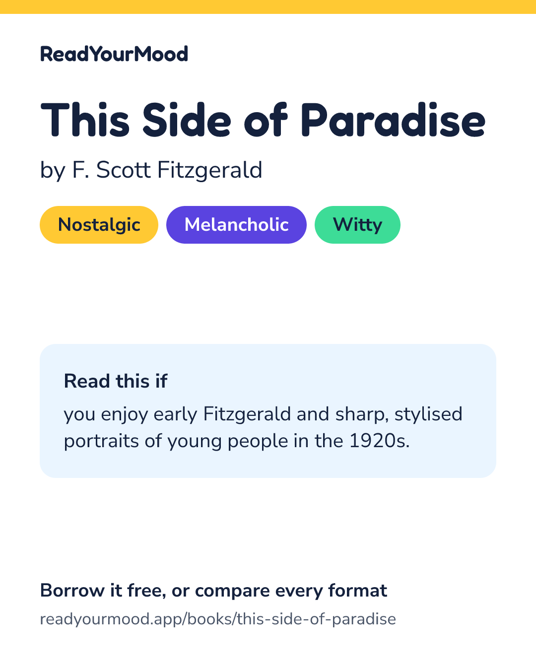Share card for This Side of Paradise