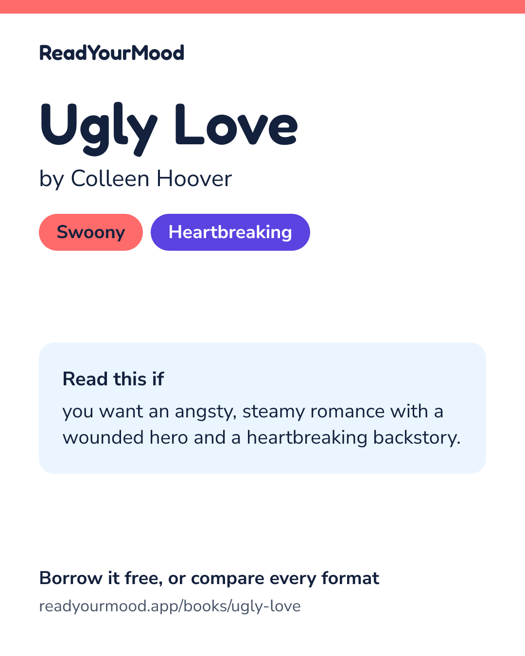 Share card for Ugly Love
