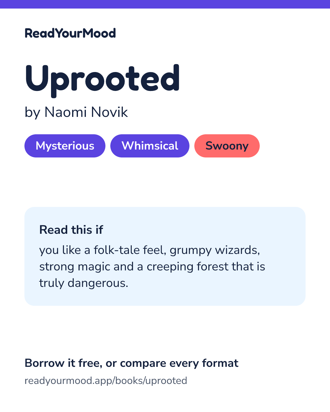 Share card for Uprooted