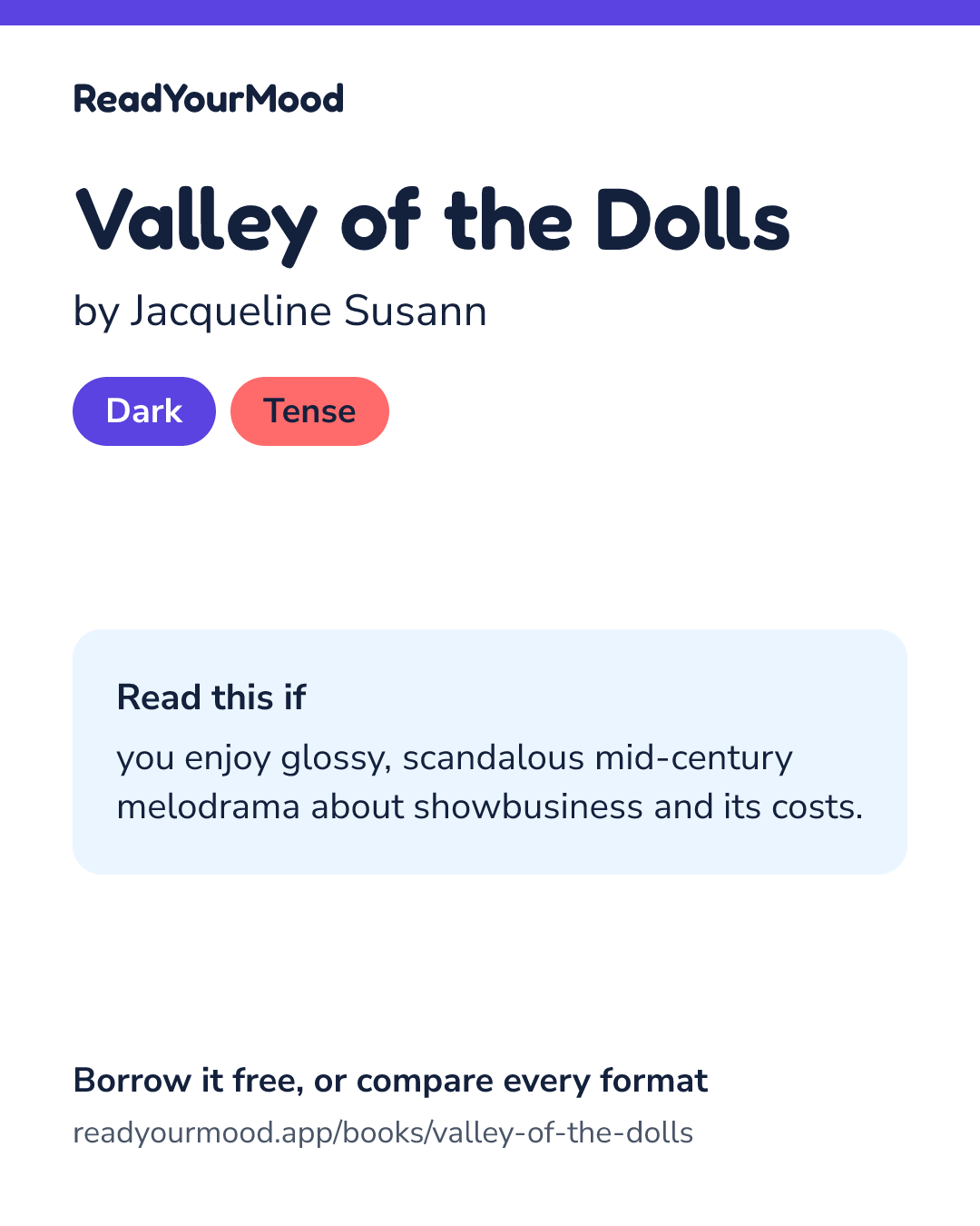 Share card for Valley of the Dolls