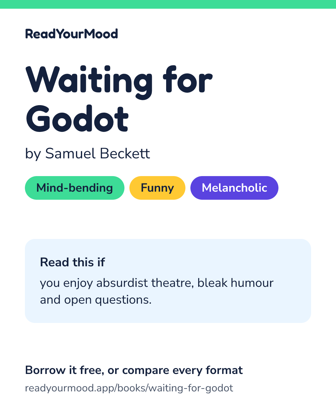 Share card for Waiting for Godot