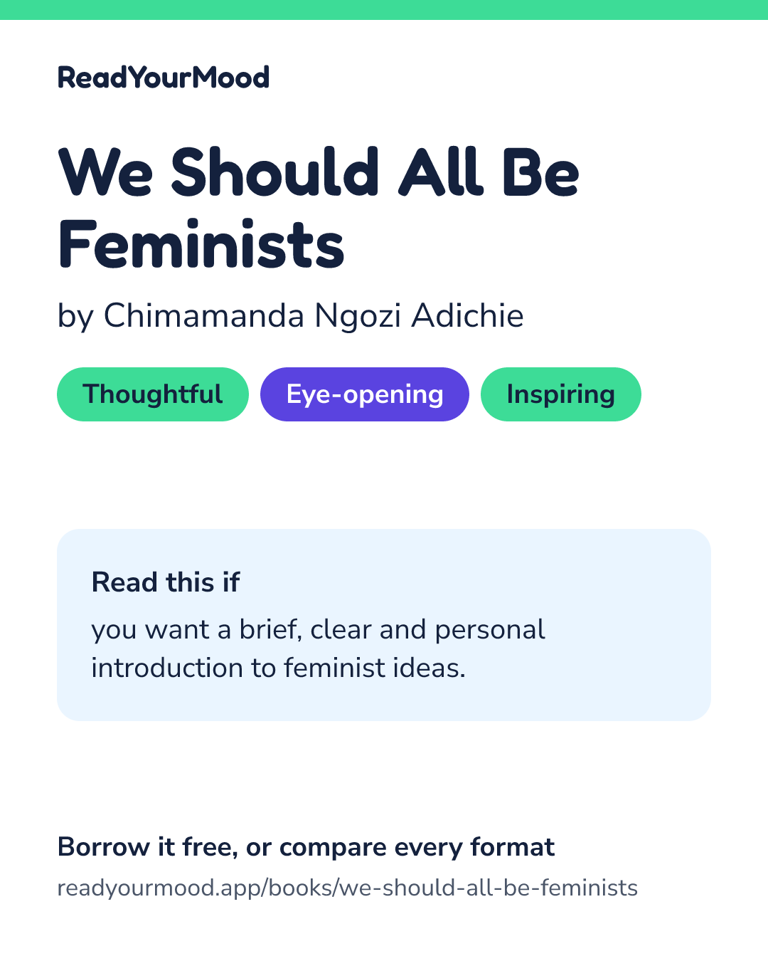 Share card for We Should All Be Feminists